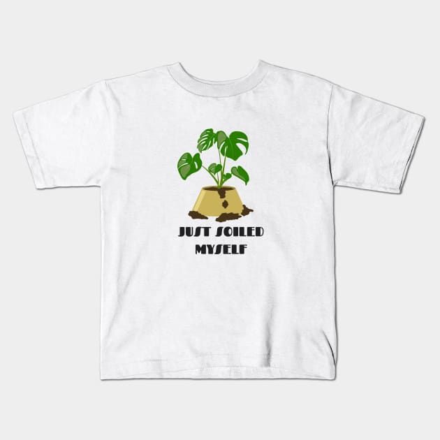 Funny Plant Series: Just Soiled Myself Kids T-Shirt by AllJust Tees